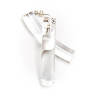 Laurent Guillot Elbow Earrings: Clear-ESSE Purse Museum & Store