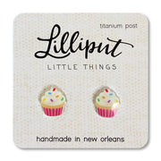 Lilliput Little Things Earrings: Studs-ESSE Purse Museum & Store