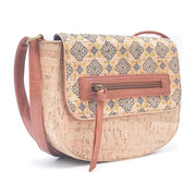 Meninas Bonitas Bag: Front Zipper Patterned Crossbody-ESSE Purse Museum & Store