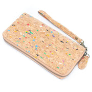 Meninas Bonitas Wallet: Cork Zip Around-ESSE Purse Museum & Store