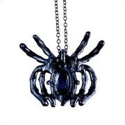 MergingMetals Necklace: Gunmetal Amethyst Spider-ESSE Purse Museum & Store