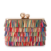 Olga Berg Bag: Carlita Carnivale Fringed Shoulder Bag-ESSE Purse Museum & Store