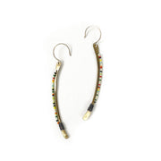 Olivia de Soria Earrings: Forged Tribal Line-ESSE Purse Museum & Store