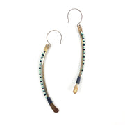 Olivia de Soria Earrings: Forged Tribal Line-ESSE Purse Museum & Store