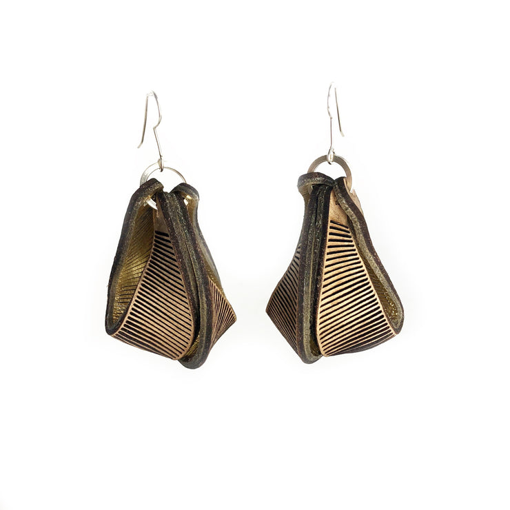 Oropopo Earrings: Cave Grotto-ESSE Purse Museum & Store