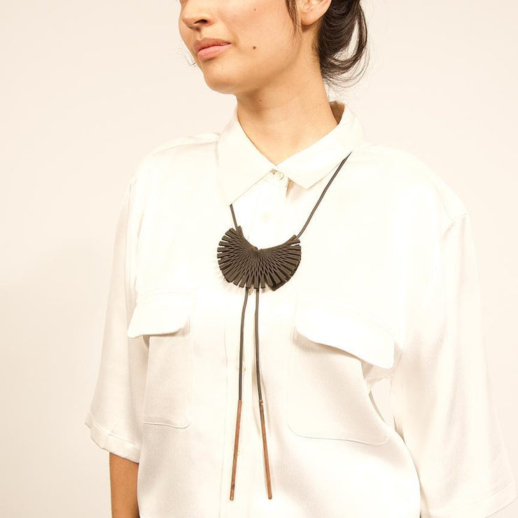 Oropopo Necklace: VLA Bolo Tie-ESSE Purse Museum & Store