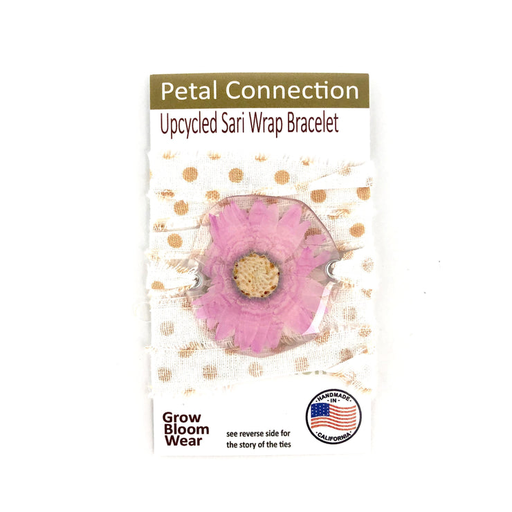 Petal Connection Sari Wrap Bracelet-ESSE Purse Museum & Store