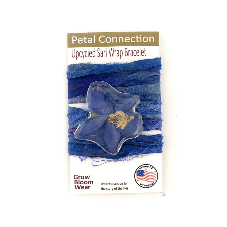 Petal Connection Sari Wrap Bracelet-ESSE Purse Museum & Store