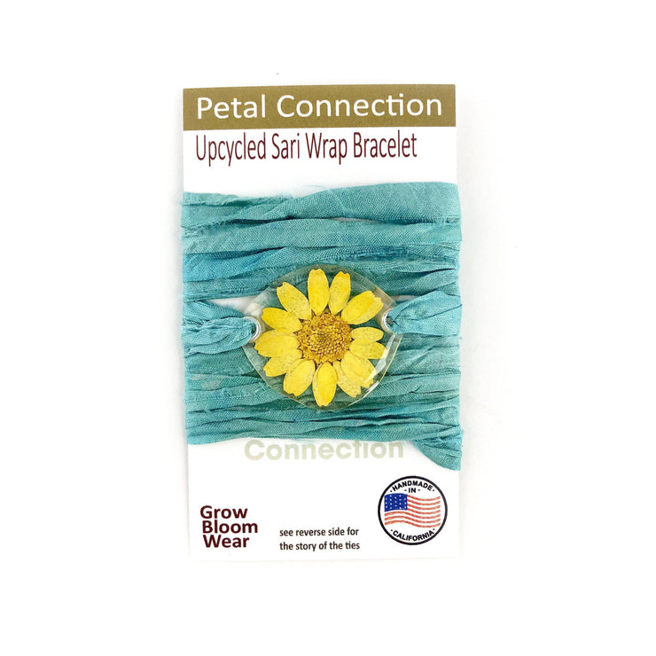 Petal Connection Sari Wrap Bracelet-ESSE Purse Museum & Store