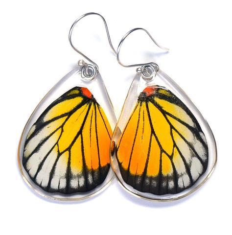 Petal Connection Earrings: Butterfly Wing-ESSE Purse Museum & Store