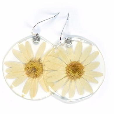 Petal Connection Earrings: Flowers-ESSE Purse Museum & Store