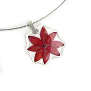 Petal Connection Necklace: Flower Pendant-ESSE Purse Museum & Store