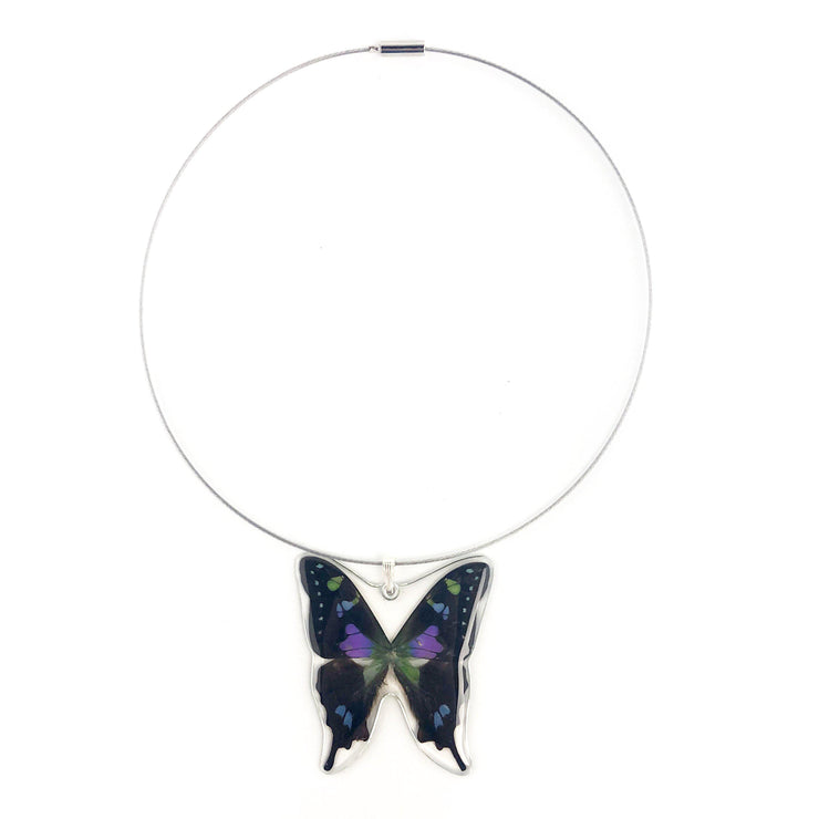 Petal Connection Necklace: Whole Butterfly-ESSE Purse Museum & Store