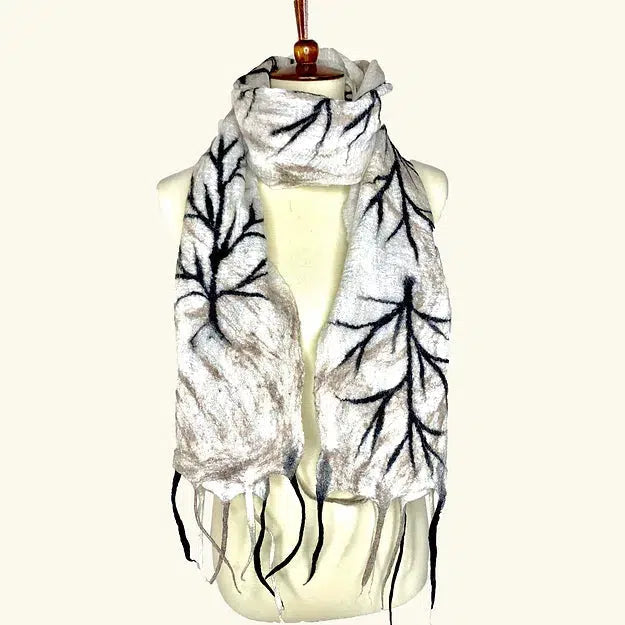 Pomegranate Moon Scarf: Arkansas Winter-ESSE Purse Museum & Store