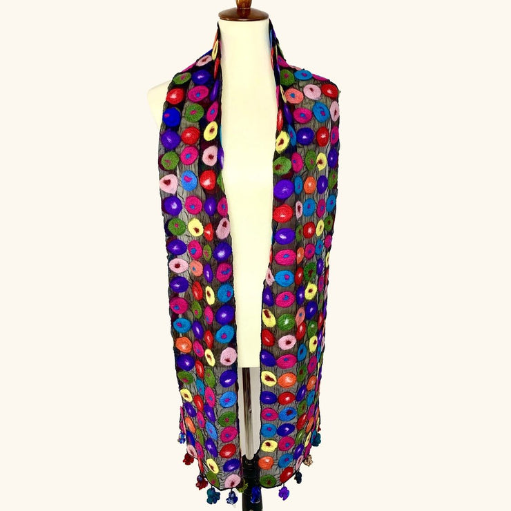 Pomegranate Moon Scarf: Polka Dot-ESSE Purse Museum & Store