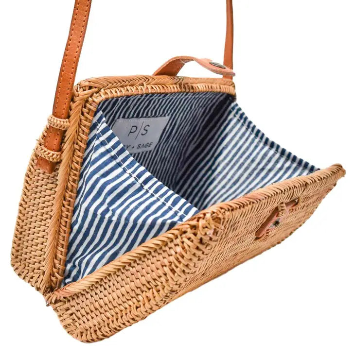Poppy + Sage: Bridget Rattan Bag & Clutch-ESSE Purse Museum & Store