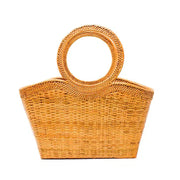 Poppy + Sage: Lilly Rattan Tote-ESSE Purse Museum & Store