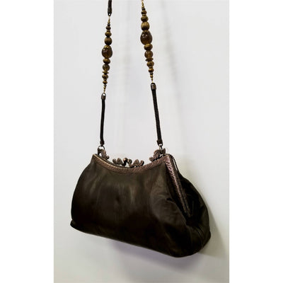 Ricki Designs Bag: Black Leather #31007-ESSE Purse Museum & Store