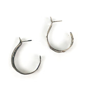 Sallye Mann Earrings: Hoops-ESSE Purse Museum & Store