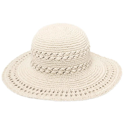San Diego Hat Co: Crochet Large Brim Hat-ESSE Purse Museum & Store