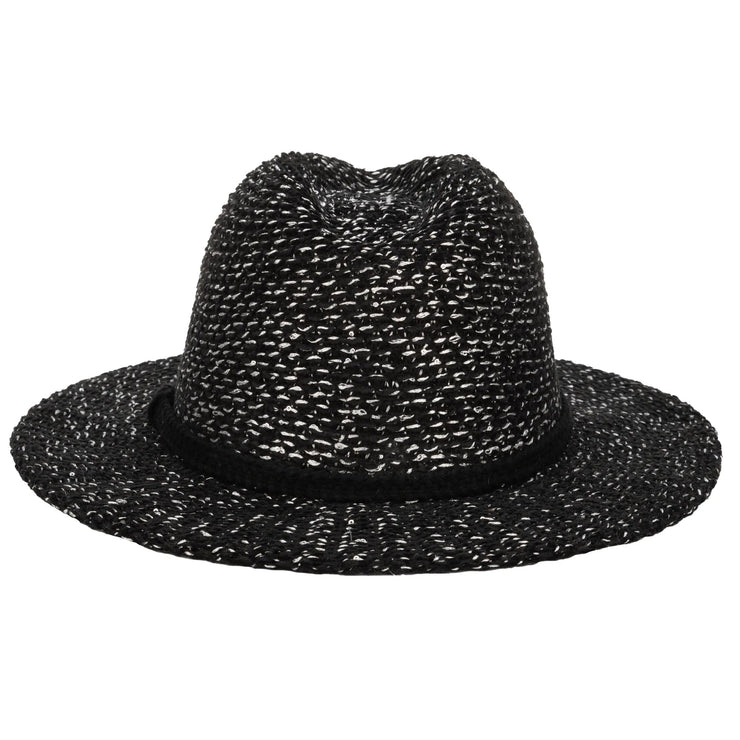 San Diego Hat Co. Fedora w/Woven Lurex & Braided Trim-ESSE Purse Museum & Store