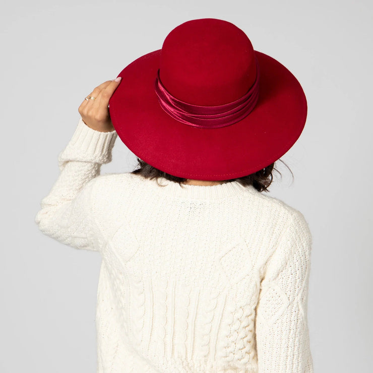 San Diego Hat Co. Felt Wide Brim Cloche-ESSE Purse Museum & Store