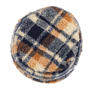 San Diego Hat Co. Helen Cut & Sew Printed Plaid Sherpa Cap w/Cuff-ESSE Purse Museum & Store