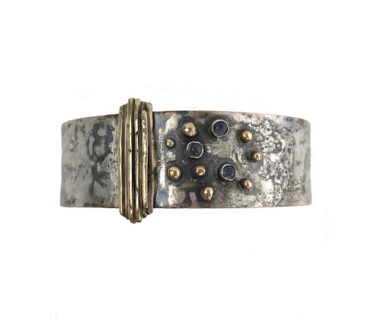 Silver N Sage Moonstone Cuff-ESSE Purse Museum & Store