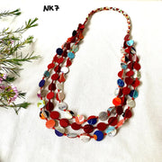 Sophie Silks Necklace: Triple Strands Kimono-ESSE Purse Museum & Store