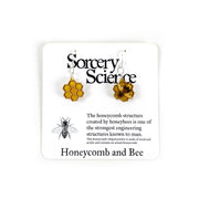 Sorcery Science Earrings: Honeycomb-ESSE Purse Museum & Store