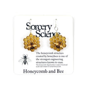 Sorcery Science Earrings: Honeycomb-ESSE Purse Museum & Store