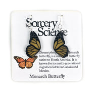 Sorcery Science Earrings: Monarch Butterfly-ESSE Purse Museum & Store