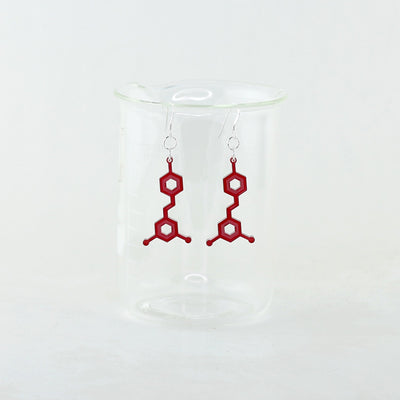 Sorcery Science Earrings: Resveratrol (Red Wine)-ESSE Purse Museum & Store