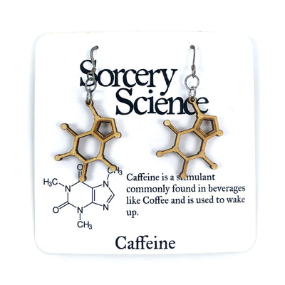 Sorcery Science Earrings: Caffeine-ESSE Purse Museum & Store