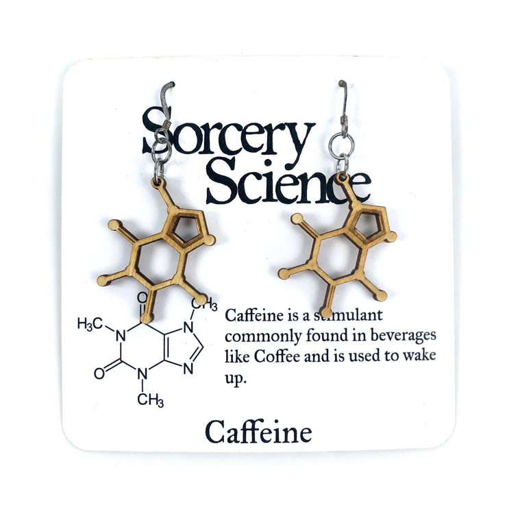 Sorcery Science Earrings: Caffeine-ESSE Purse Museum & Store