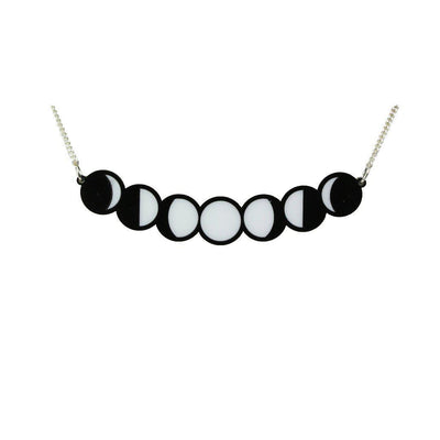 Sorcery Science Necklace: Moon Phases-ESSE Purse Museum & Store