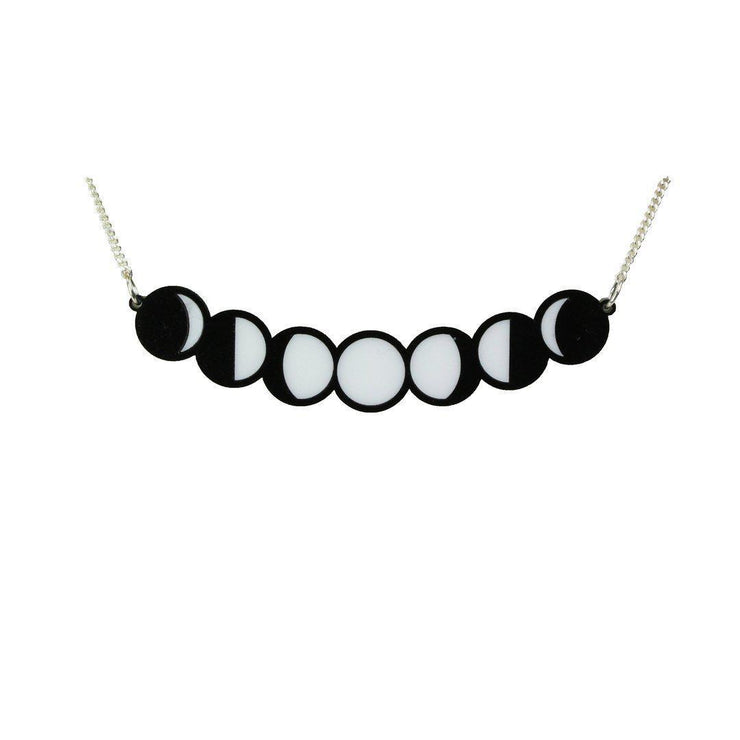 Sorcery Science Necklace: Moon Phases-ESSE Purse Museum & Store