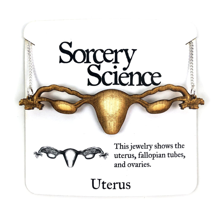 Sorcery Science Necklace: Uterus-ESSE Purse Museum & Store