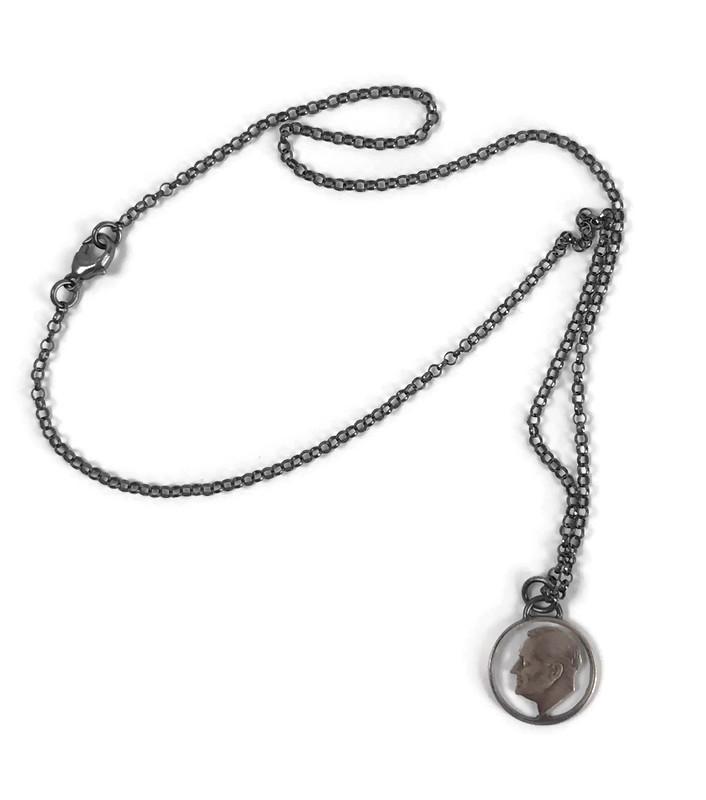 Stacey Lee Webber FDR Circle Necklace-ESSE Purse Museum & Store