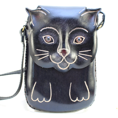 Sunflower Handmade Bag: Black Cat-ESSE Purse Museum & Store