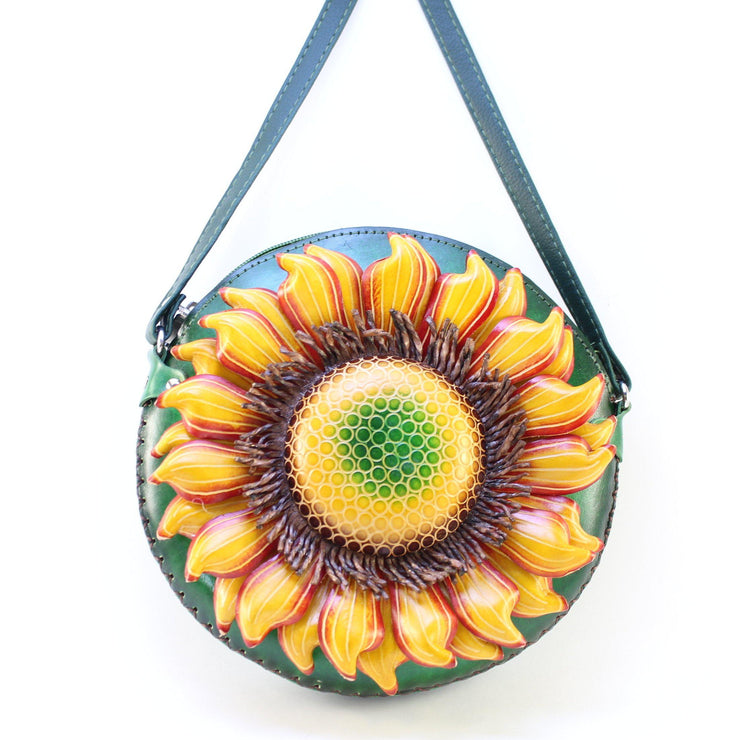 Sunflower Handmade Bag: Sunflower Crossbody-ESSE Purse Museum & Store