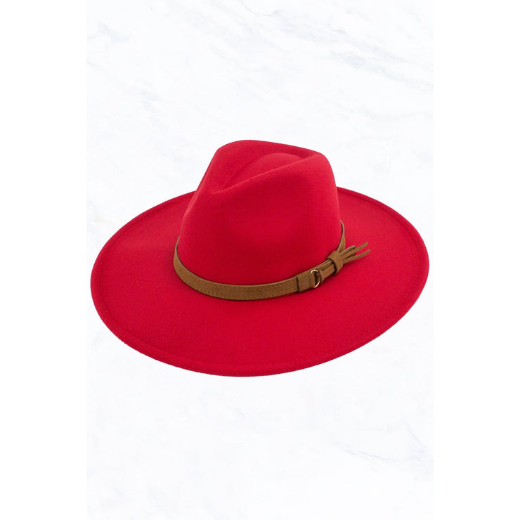 Suzie Q Hat: Big Brim Peach Heart Jazz Hat-ESSE Purse Museum & Store
