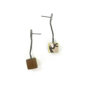 Tara Locklear Earrings: Cube Baubles-ESSE Purse Museum & Store