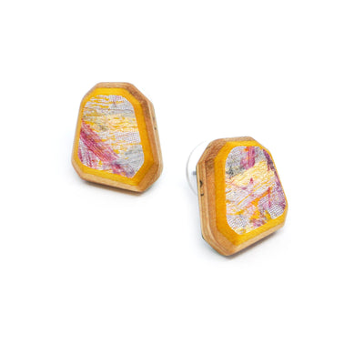 Tara Locklear Earrings: Gem Solitaire Studs-ESSE Purse Museum & Store