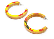 Tara Locklear Earrings: XL 3 Quarter Post Hoops-ESSE Purse Museum & Store