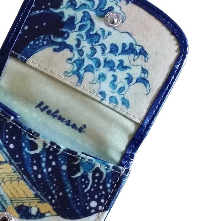 Mini Wallet - Blue Polka Dots – Anne Marie Beard
