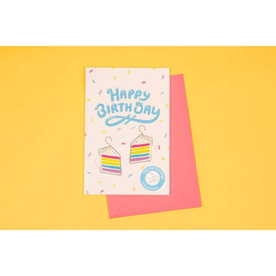 The Super Sassy Pop Out Earring Greeting Card-ESSE Purse Museum & Store