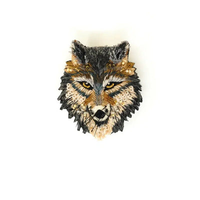 Trovelore Brooch: Alaskan Wolf-ESSE Purse Museum & Store