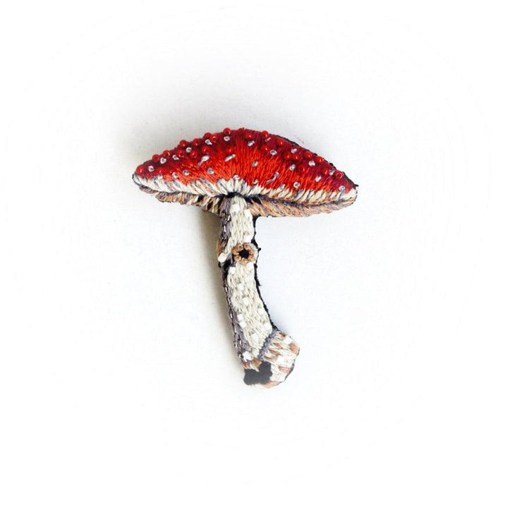 Trovelore Brooch: Fly Amanita Mushroom-ESSE Purse Museum & Store
