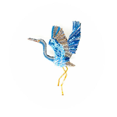 Trovelore Brooch: Great Blue Heron-ESSE Purse Museum & Store